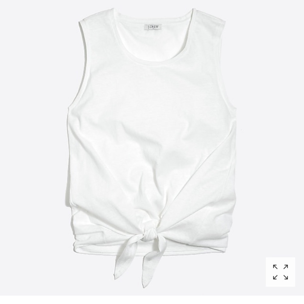 J Crew Factory tie front tank